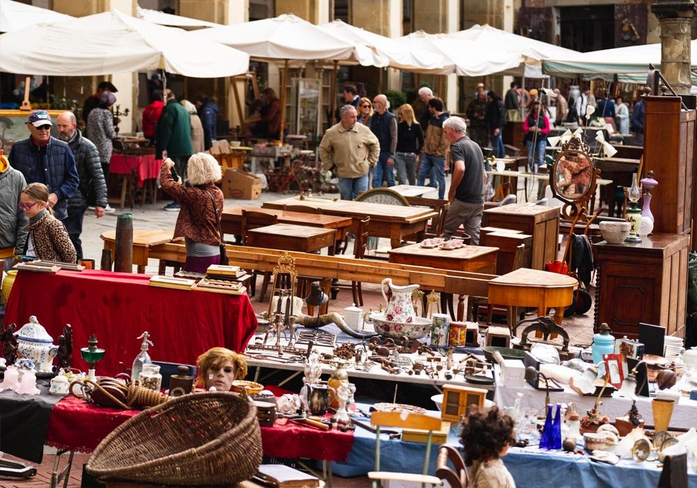 Fiera Antiquaria — mercatino a Arezzo (Toscana) - foto 2